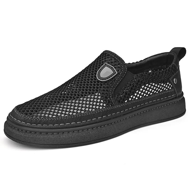 Scarpe Casual Alla Moda Nuove Traspiranti Leggere Sandali Vuoti da Uomo Scarpe da Guida da Uomo Suole Massaggianti Consegna Gratuita