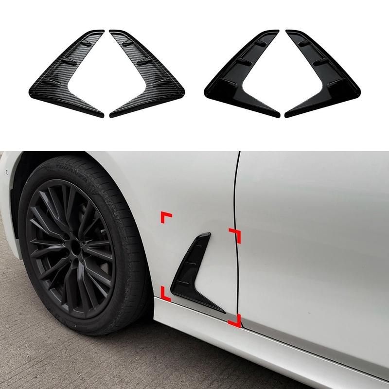 Luchtuitlaat Afdekking Sierlijst Voor BMW 3 Serie Voor G20 + Auto Zijvleugel Luchtstroom Spatbord Rooster Uitlaat Inlaat Ventiel Afdekking Zwart