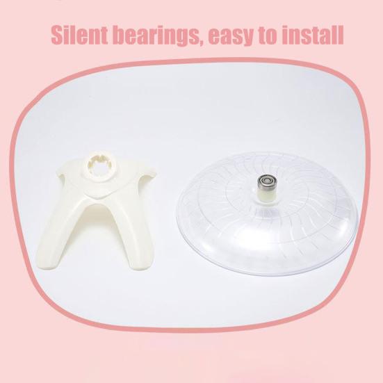 Hamster Wheel Flying Saucer Toy Silent Exercise Wheel Running Wheel for Dwarf Hamsters Gerbils Mice Other Small Pets