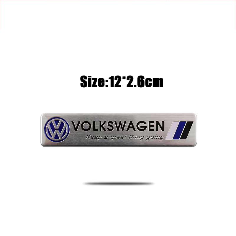 2025 Heißes Auto Aluminiumlegierung Aufkleber Emblem Für Volkswagen VW R-line R GTI Polo Golf MK8 Touareg Passat Magotan Tiguan Käfer B