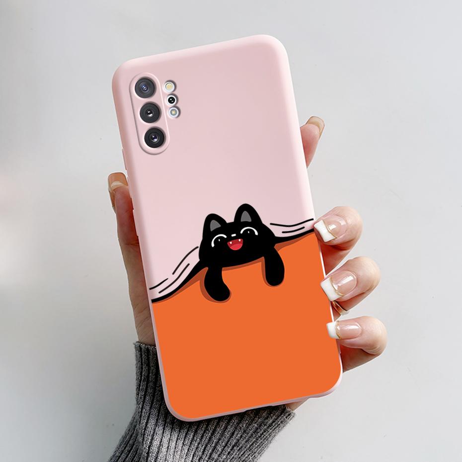 For Samsung Note 10 Case Note 10 Plus Cute Panda Silicone Soft Back Cover Phone Case For Samsung Galaxy Note10 + Plus Case Coque