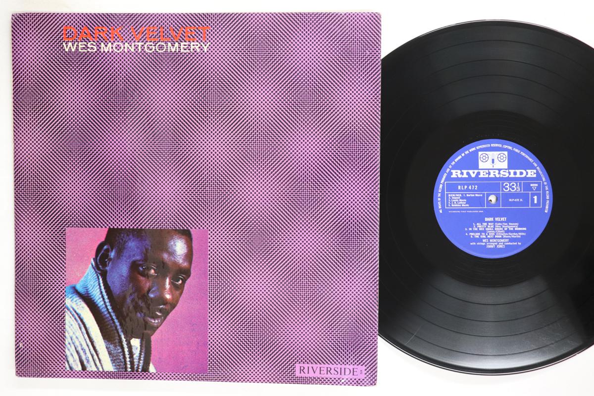 Виниловая пластинка WES MONTGOMERY  Dark Velvet RLP472 RIVERSIDE 1964 UK Jazz Б/у
