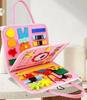 Kids Montessori Suitcase Toys Educational Learning Buckle Training Essential Baby Busy Board Sensory Intelligence Developing