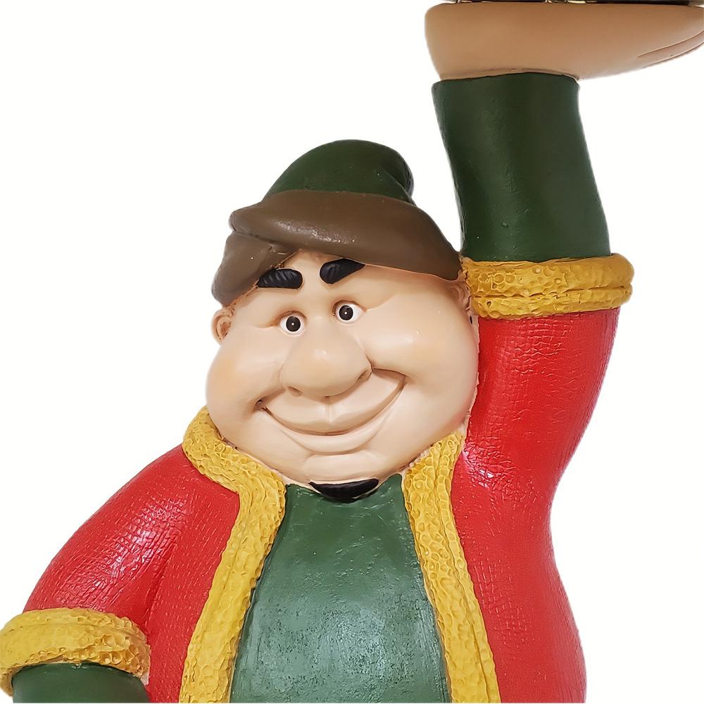 Eid-Fest-Figur aus Kunstharz, Tablett aus Kunstharz, tragbarer Aufbewahrungsbehälter für Ramadan- und Eid-Feste, traditionelle Dekoration für Zuhause