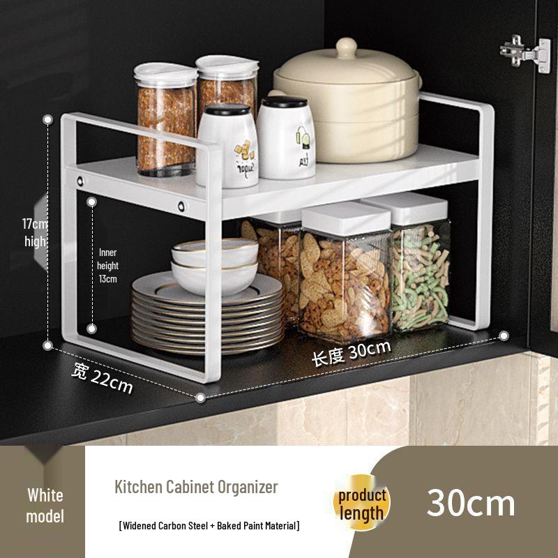 Geri çekilebilir Mutfak Depolama Rafı: Tezgah ve Baharat Kavanozları için Çok Fonksiyonlu Katmanlı Düzenleyici
