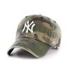 Boné MLB Yankees Camuflado Branco Logo Grande