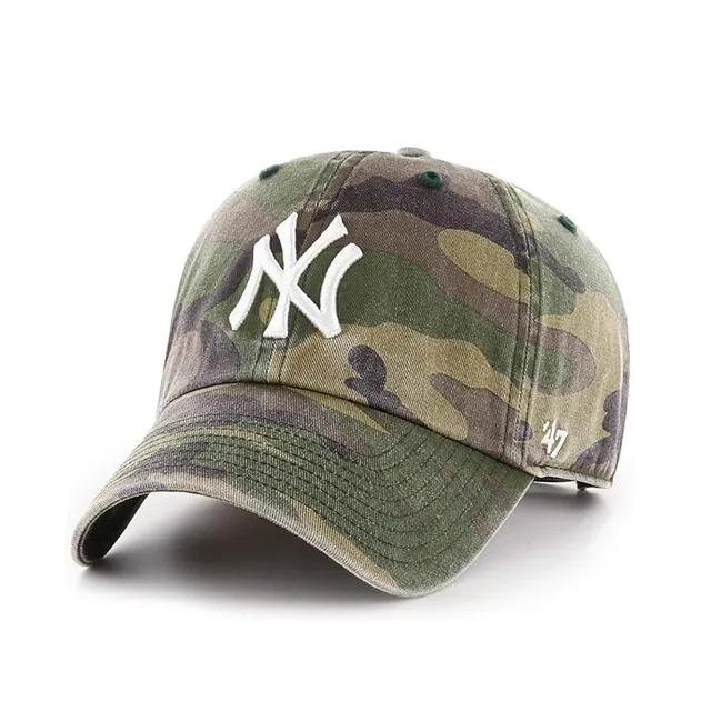 Berretto MLB Yankees Camo Bianco Logo Grande