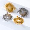 5pcs Stainless Steel Bohemian Launch Pendants for Women Necklace Plated Golden Love Heart Charms DIY Jewelry Findings Wholesale