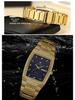 WWOOR 8837 Men's Quartz Square Waterproof Business Watch