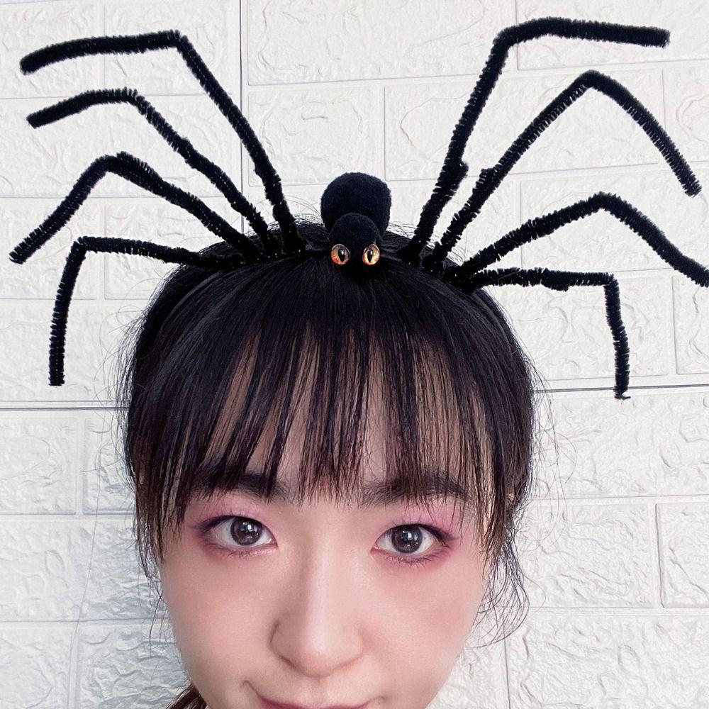 Headwear Masquerade Party Headpiece Plush Halloween Party Decorations  Lady