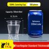 Tasses jetables en plastique aviation épaissies