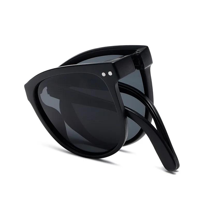 Foldable Kids Sunglasses UV400 Protection Round Cute Sun Glasses for Girls Boys Children Street Fashion Eyewear