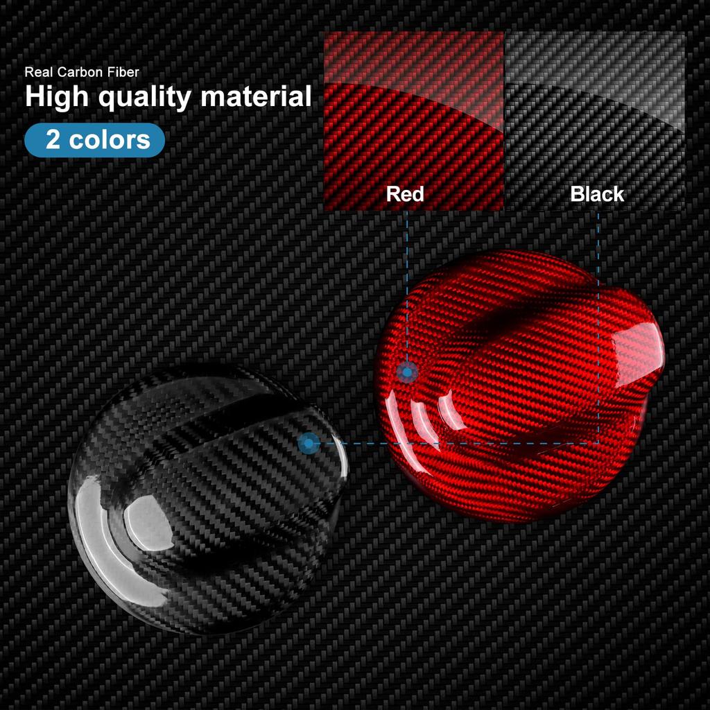 AIRSPEED Mini R55 Clubman/R56 Cooper Real Hard Carbon Fiber Car Car Fuel Tank Cap