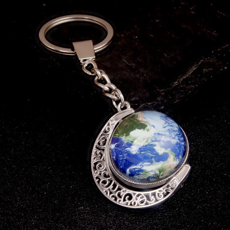 Hot Air Balloon & Hamburger Golden Keychain with Melon Seed Alloy and Sand Gold Ingot