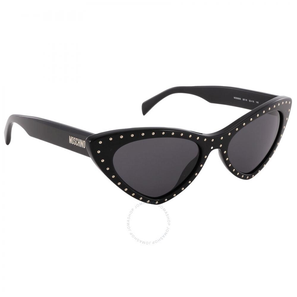 MoSchino Grey Cat Eye LadieS SunglaSSeS MoS0006 S 0807 Ir 52