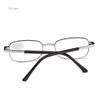 Metal Framesd Real Glass Lens Reading Spectacles Male Female Square Full Frames Optical Grade Spectacles Scratch Resistant Diopter Spectacles culos