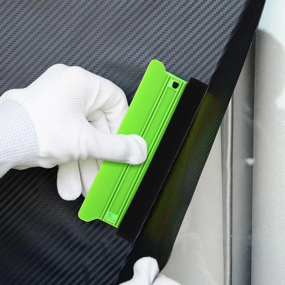 2Pcs 8.3inch Long Car Film Scraper Felt Edge Wallpaper Smoother Auto Sticker
