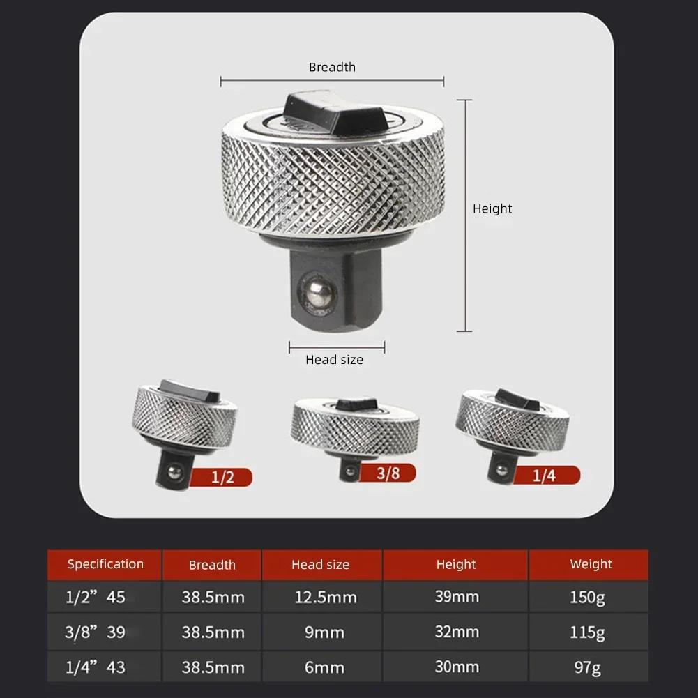 1/3Pcs Car Mini Ratchet Socket Wrench Whole Steel Palm Ratchet Socket Finger Reversible Ratchet Handle 1/4" 3/8" 1/2" Drive