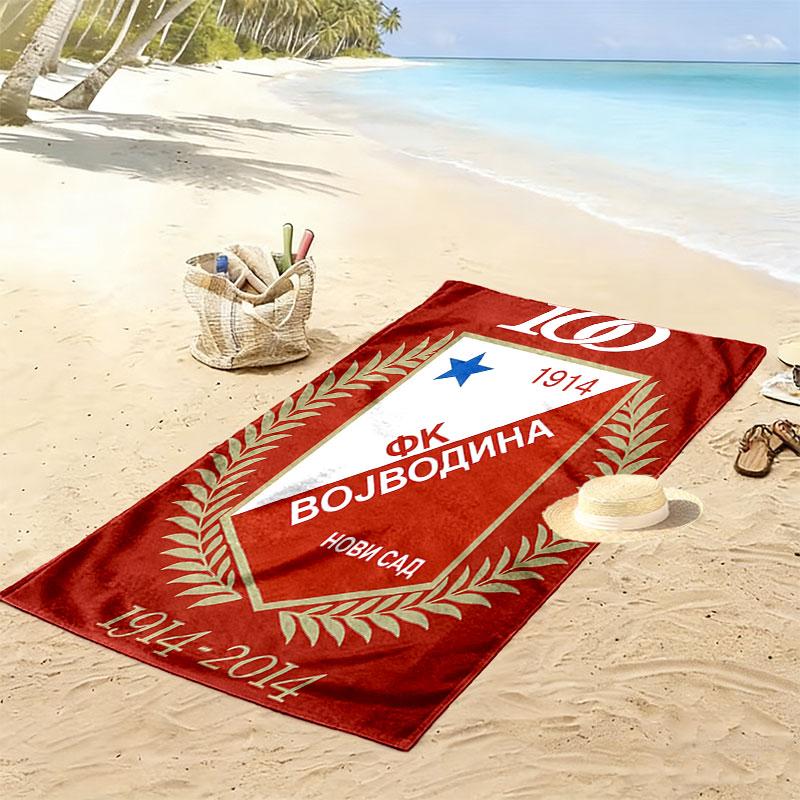 Vojvodina Roots Print Beach Towel, Large Soft Quick Dry Towel for Beach Camping Swimming