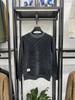 Men's Jacquard Design Round Neck Long Sleeve Warm Hooded Sweater