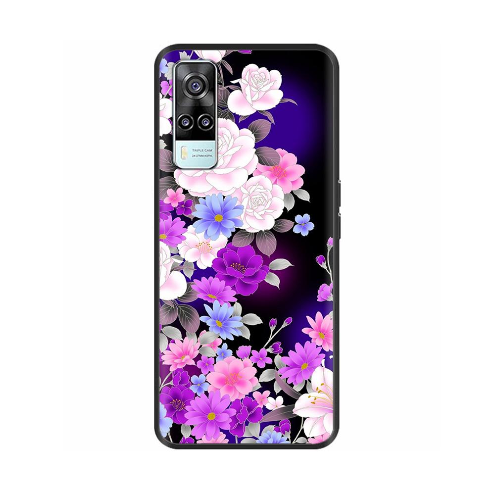 Für Vivo Y33 V2057 Hülle Silikon Weiches TPU Handy Rückabdeckung für Vivo Y33 4G Hülle für vivoY33 Y 33 2021 Coque Fundas Para Bumper