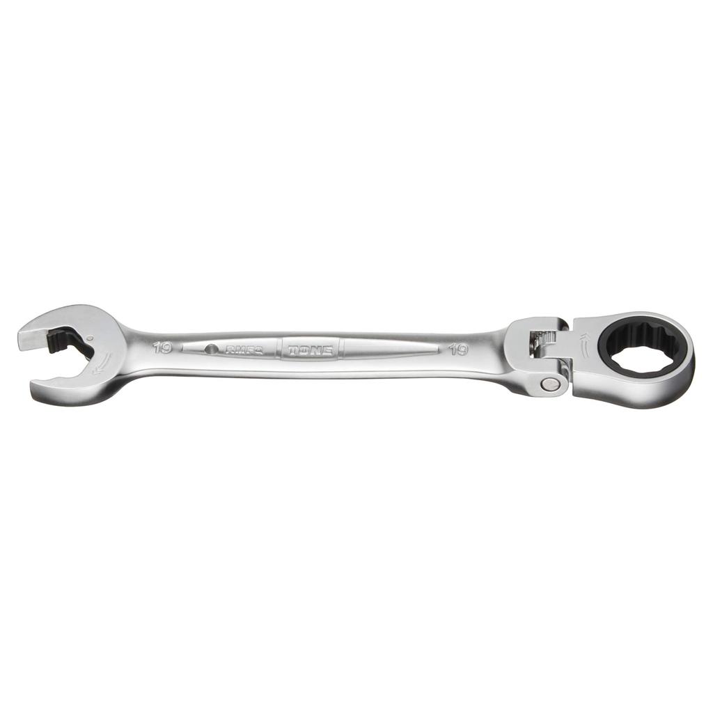 Tone Quick Ratchet 19mm Width RMFQ-19 Swing-Neck Wrench,