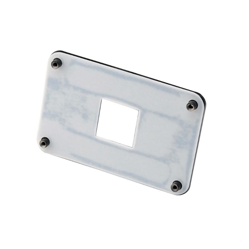 High Performances Metal Backplate Supporting AM4 B350 A320 B550M Boards for Optimal Thermals Management