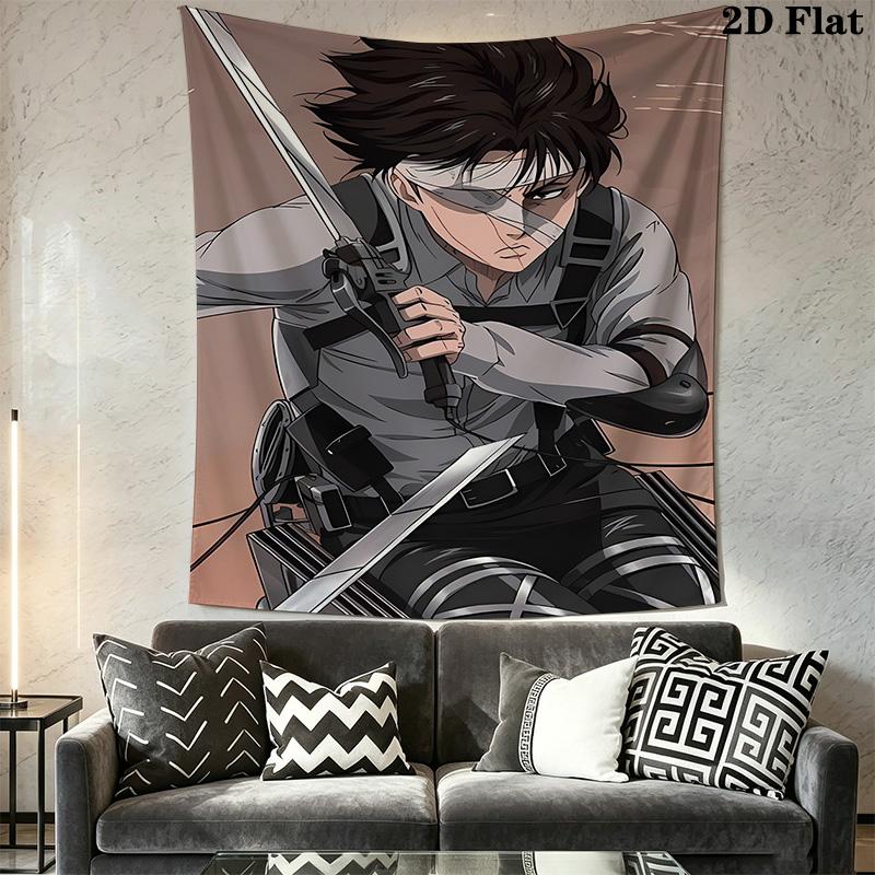 Attack on Titan Pattern Home Decor Tapestry, Wall Hanging, Decorative RV Wall Cloth.NGT0928274