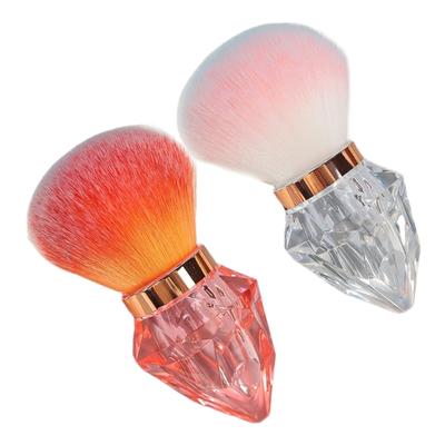 Multipurpose Nail Powder Remover Brush for Home Salon Use Nail Art Dust Brush with Crystal Shape Handle Makeup Brushes