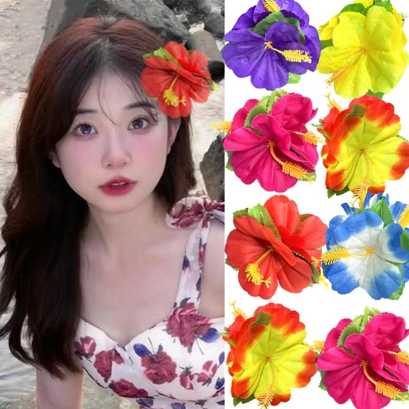 Bloem Haarclip voor Vrouwen en Meisjes Kunstbloem Haarspeld Barrette Hoofddeksel Haarstukken Hoofddeksels Haaraccessoires