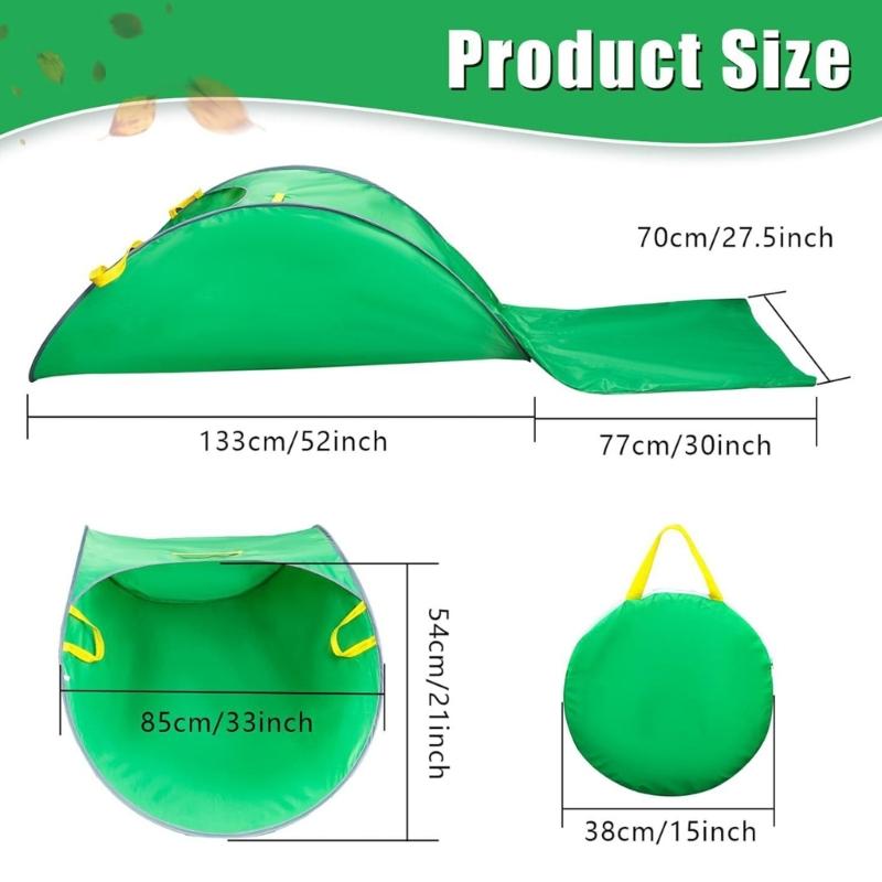 Durable Leaf Collector Reusable Lawn Debris Bag Foldable Frame Design Easy Transport for Autumn Leaves and Organic Waste