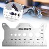Stainless Steel Double-Sided-Bolt Gauge Card Pocket Size Thread-bolt and Screw Checker Portable Highly Precise Bolt-Size Gauge