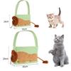 Pet Carriers Lion Design Portable Breathable Bag Cat Dog Carrier Bags Outgoing Travel Pets Handbag Pet Shoulder Carrying Bags