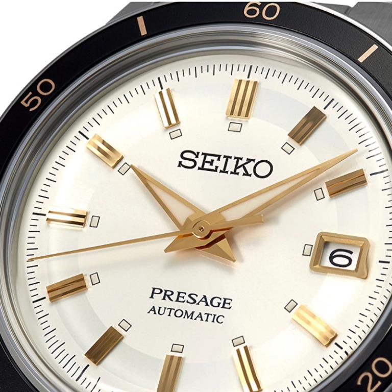 Seiko Presage Automatic SRPG03J1 Style 60’s Series White Dial Men’s Watch