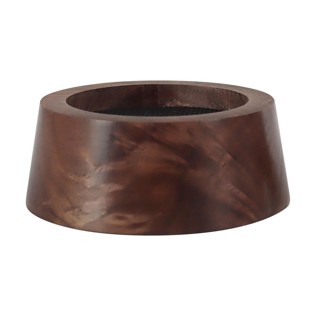 Coffee Distributor Mat Solid Wood Storage Rack Smooth Bottom Espresso Tamper Stand Coffee Distributor Maker Support Base