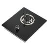 RV Gas Stove 290x325mm Tempered Glass Panel 1.8Kw Power Free Fire Adjustment for Caravan Yacht Boat