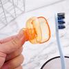 4PCS Portable Toothbrush Head Covers Clips Plastic Dustproof Protector Cap Brush Pod Case Plastic Clip For Household Travel