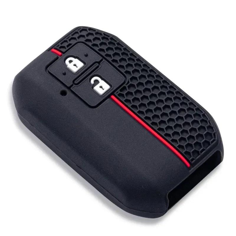 New Silicone Key Case Cover For Suzuki Swift 2017 2018 Keyless Fob Shell Skin Keyring Key Chain Holder Protector