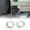 Car A-Pillar Speaker Trim Cover Decor Ring For Jeep Wrangler JK 2008-2014 Chrome