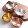 Gold Stainless Steel Sauce Dish for Seasoning & Home Use