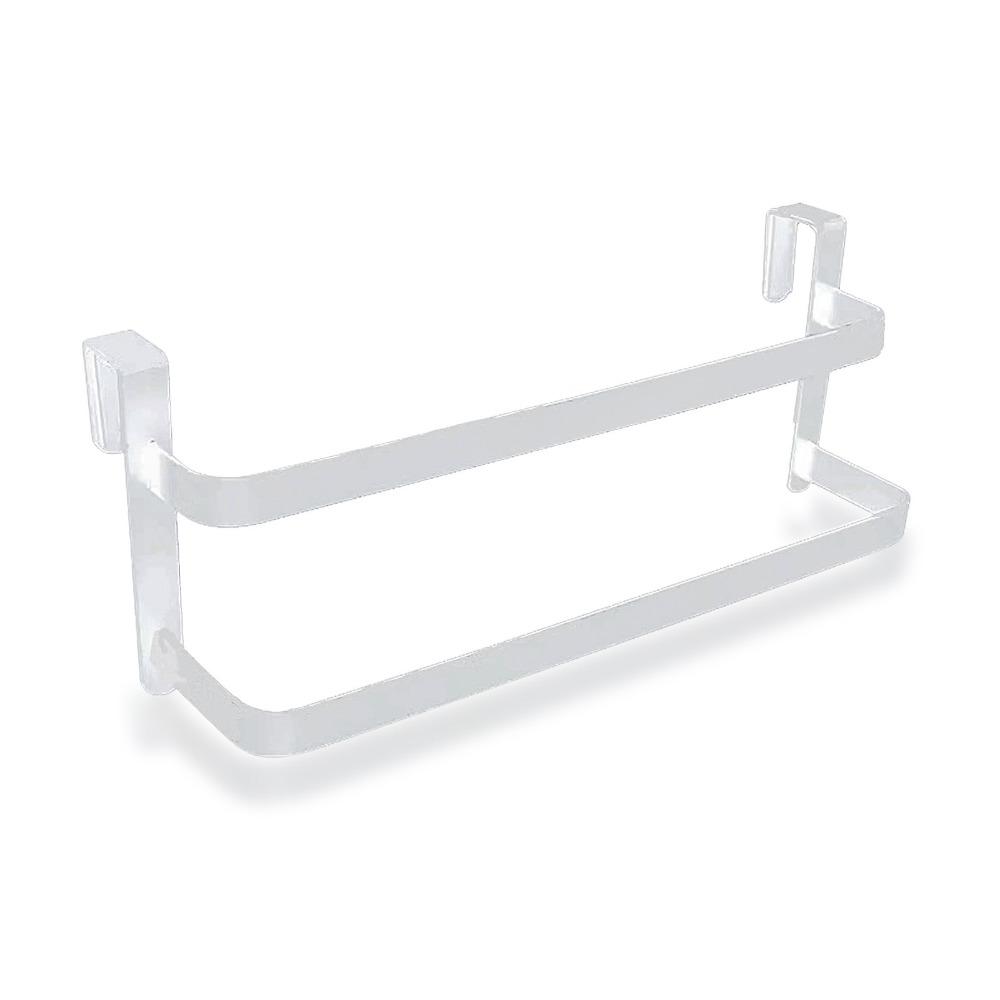 

Hanging Cabinet Door Towel Rack 2 Layer Towel Bar Practical Towel Hanger Lockers белый