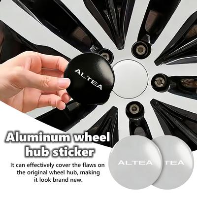 Für Seat 4 Stück 56mm Auto Emblem Radnaben-Mittelkappe Aufkleber Abzeichen Decal Zubehör CUPRA Altea Leon 5f Ibiza 6j ATECA Arona