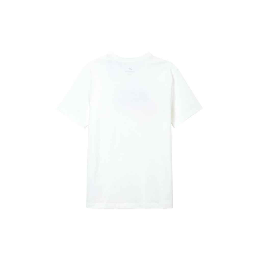 Nike Logo Print Sports Short Sleeve T-Shirt Men Tops White DX1986-101