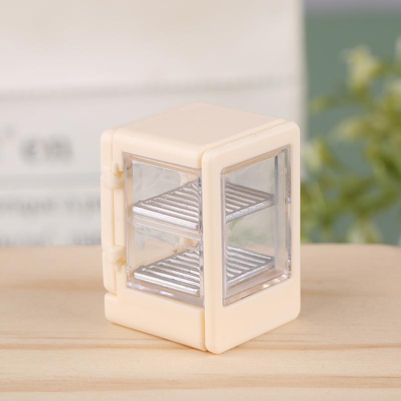 1/12 Dollhouse Bread Desserts Display Cabinet Model Dollhouse Mini Kitchen Furniture Decoration Dolls House Accessories