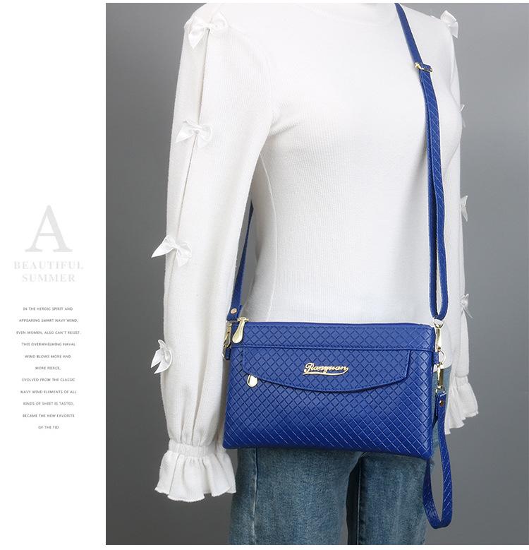 Fashion Quilted Women's Crossbody and Clutch Handbag with Coin Purse