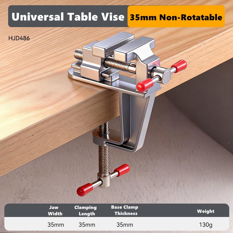 Professioneller Tischschraubstock, 360° drehbar, Werkstück-Klemmstock, Vielseitig einsetzbar, Robuste Konstruktion für Holzbearbeitung, Metallbearbeitung