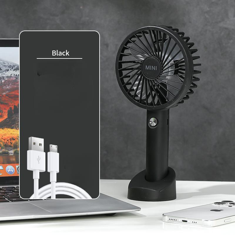 Handheld Fan Outdoor Portable USB Charging Cartoon Small Fan Portable Student Gift Home Mini Heat Relief Small Fan