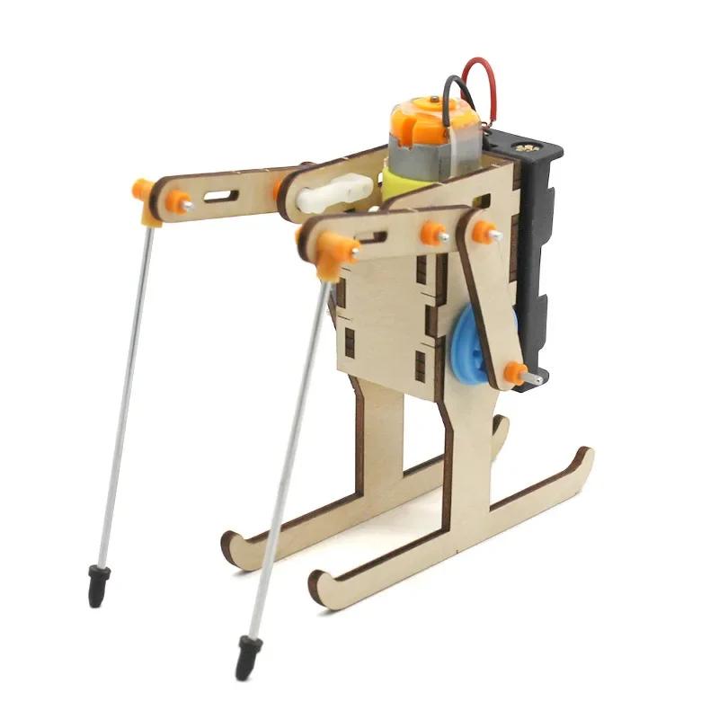 Ski Robot DIY Handmade Material Bag Technology Small Production Science Experiment Toy Science Teaching Aids