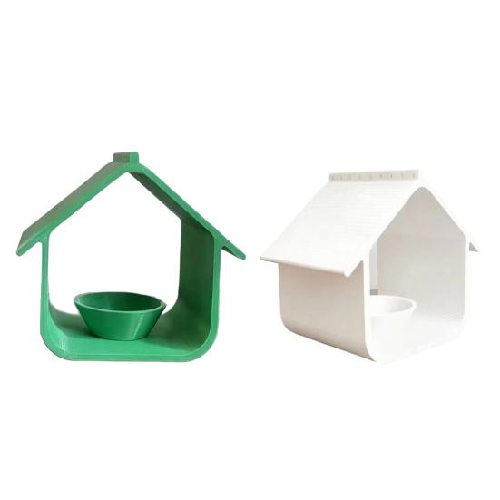 Vannbeskyttet fuglemater Husformet Hengende fuglemater Værbestandig Utendørs fuglemater for Veranda Balkong Terrasse Hage Bakgård