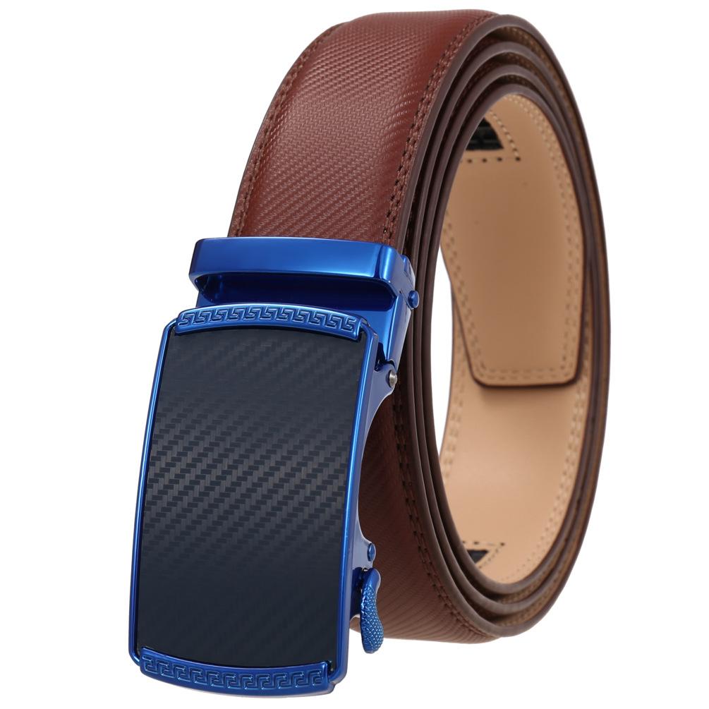 Fashion Casual Business Belt, Two-Layer Automatic Buckle Belt, Belt Belt Ly36-0191-2